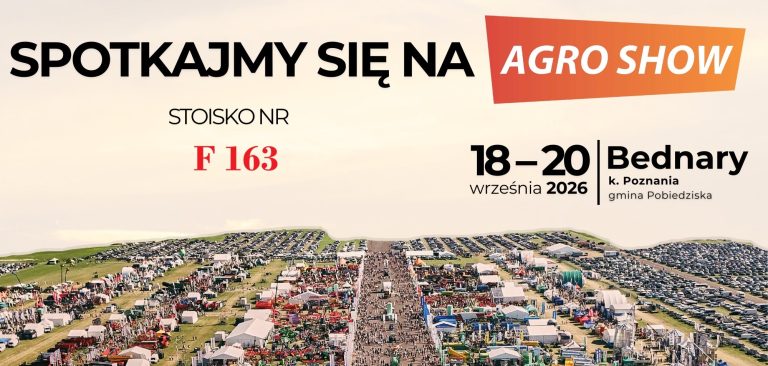 Zaproszenie na wystawę rolniczą AGRO SHOW 2026